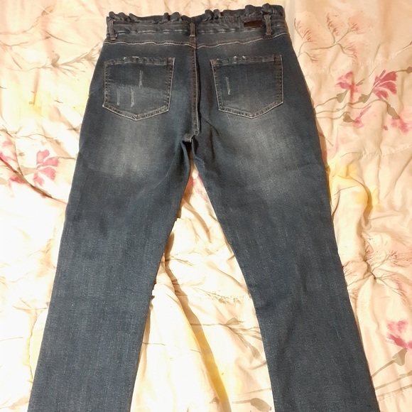 Size 15/33 paper bag waist jeans - Picture 3 of 7